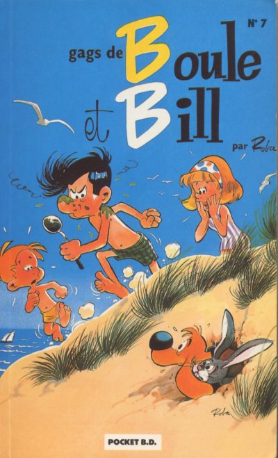 Couverture de l'album Boule et Bill Pocket BD N° 7 Gags de Boule et Bill