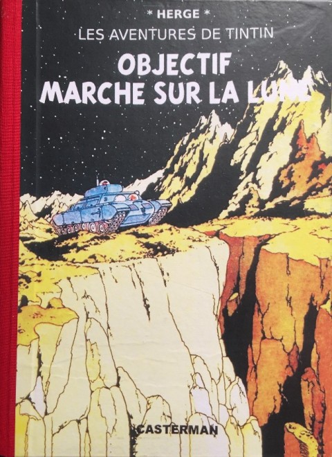 Couverture de l'album Tintin Objectif Marche sur la lune