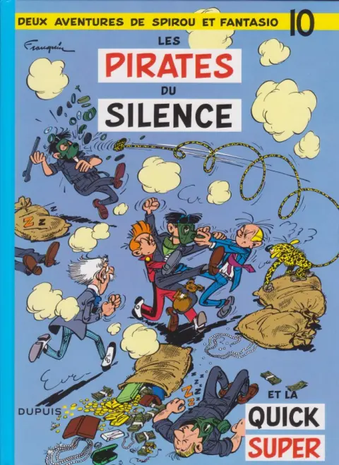 Couverture de l'album Spirou et Fantasio Tome 10 Les pirates du silence