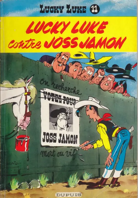 Couverture de l'album Lucky Luke Tome 11 Lucky Luke contre Joss Jamon
