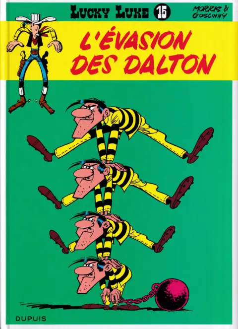 Couverture de l'album Lucky Luke Tome 15 L'évasion des Dalton