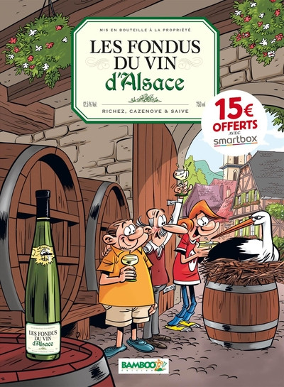 Couverture de l'album Les Fondus du vin Tome 6 Les fondus du vin d'Alsace