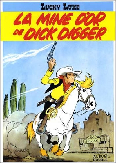 Couverture de l'album Lucky Luke Tomes 1 et 2 La mine d'or de Dick Digger / Rodeo
