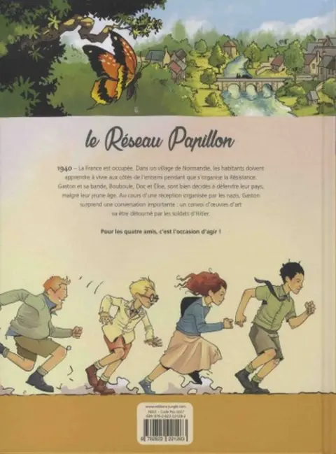 Verso de l'album Le Réseau Papillon Tome 1 Aux arts, citoyens !