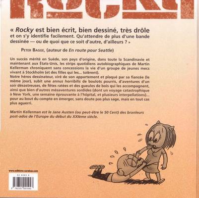 Verso de l'album Rocky Tome 1 La Revanche