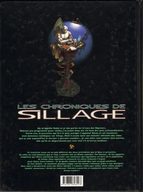 Verso de l'album Les chroniques de Sillage Volume 3