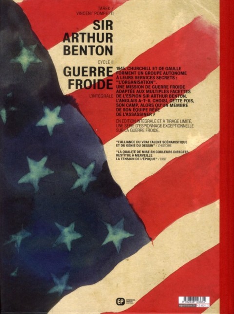 Verso de l'album Sir Arthur Benton Guerre froide