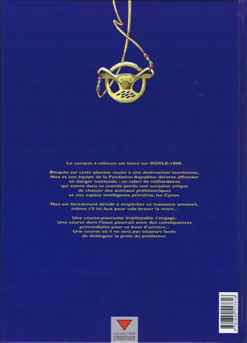 Verso de l'album Aquablue Tome 9 Le totem des Cynos