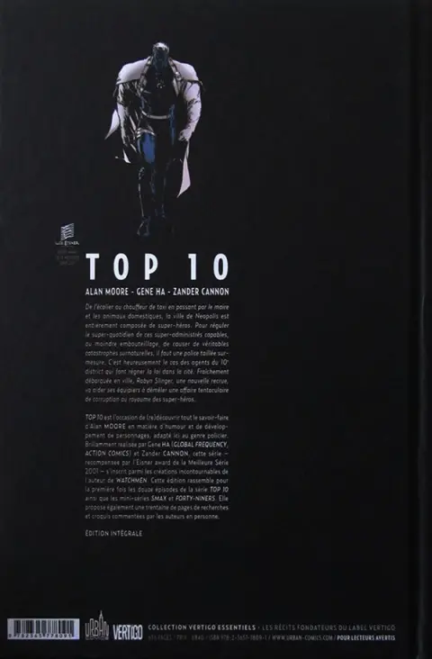 Verso de l'album Top 10 Urban Comics L'intégrale
