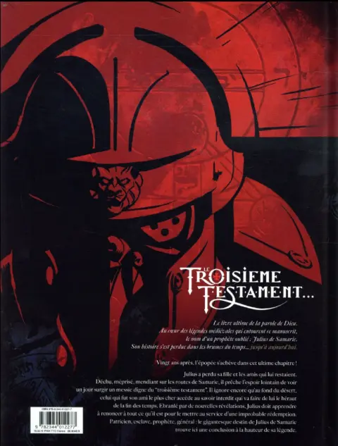 Verso de l'album Le Troisième Testament - Julius Tome 5 Julius V