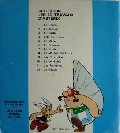 Verso de l'album Les 12 travaux d'Astérix Tome 1 La course