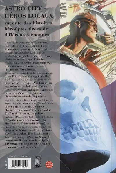 Verso de l'album Astro City Tome 5 Héros locaux