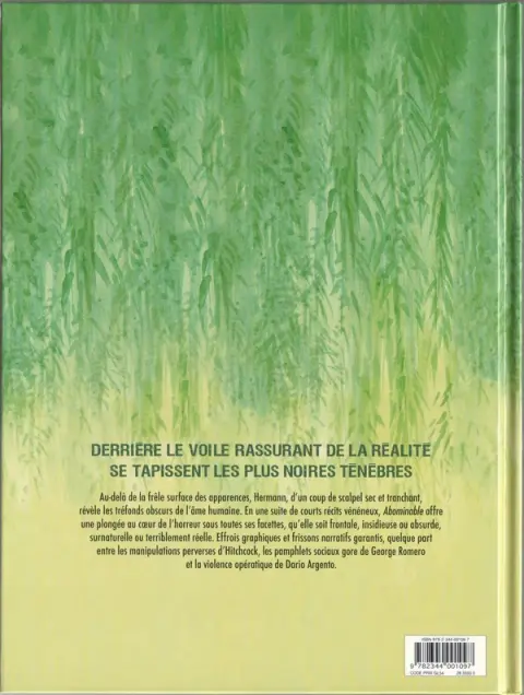 Verso de l'album Abominable