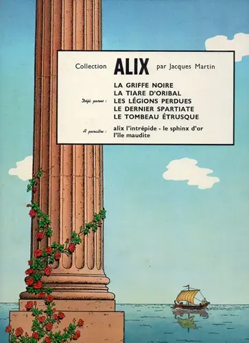 Verso de l'album Alix Tome 4 La tiare d'Oribal