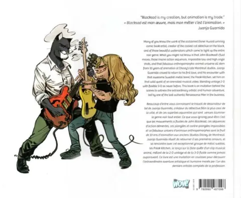 Verso de l'album Freaky Project