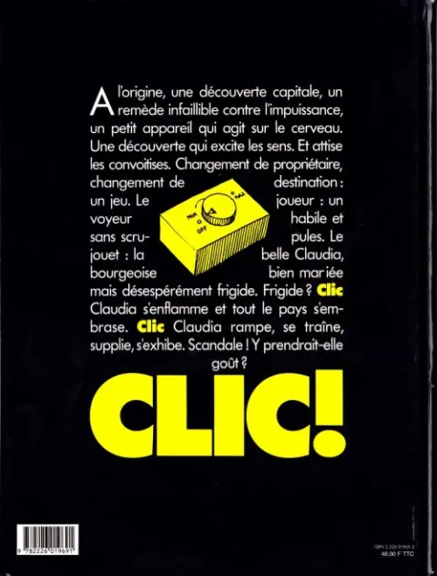 Verso de l'album Le déclic 1 Une Femme sous influence