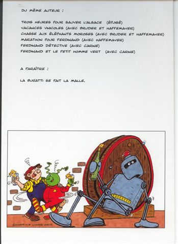 Verso de l'album Les aventures de Ferdinand Schmurrel Tome 3 Ferdinand et le Petit Homme vert