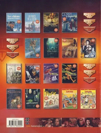 Verso de l'album L'Incal Tome 2 L'Incal Lumière