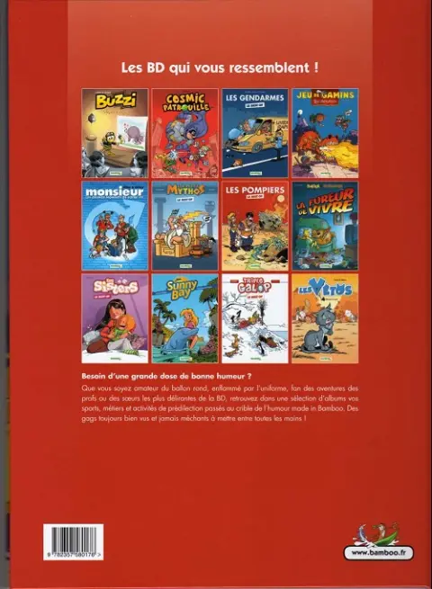 Verso de l'album Jeu de gamins Tome 3 Les chevaliers