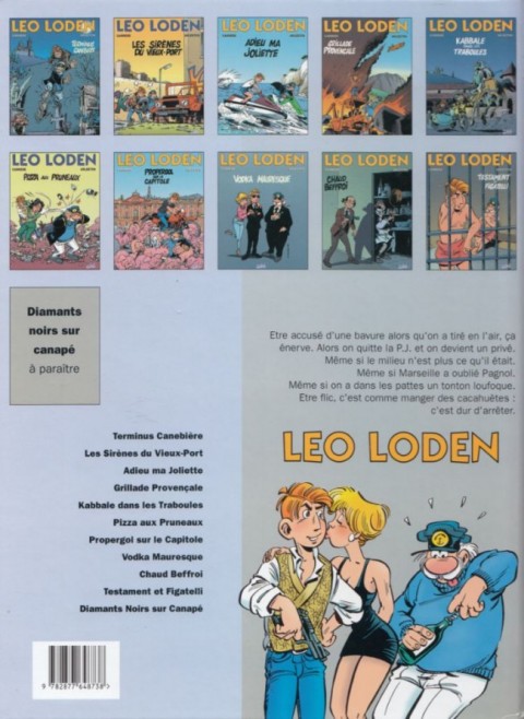 Verso de l'album Léo Loden Tome 5 Kabbale dans les Traboules