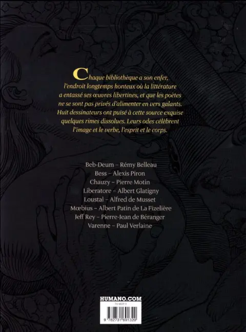 Verso de l'album Ode à l'X