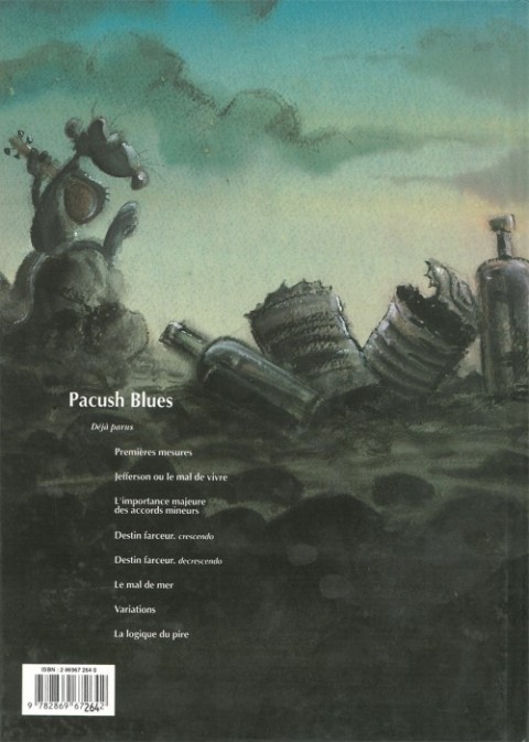 Verso de l'album Pacush Blues Tome 7 Septième saut : Variations sur un thème imposé