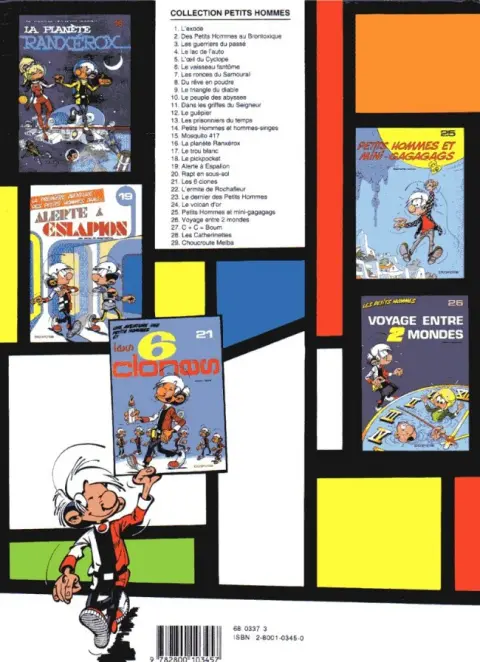 Verso de l'album Les Petits hommes Tome 1 L'exode