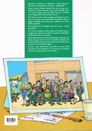 Verso de l'album Les Profs Tome 4 Rentrée des artistes