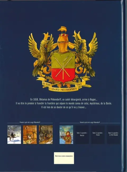 Verso de l'album Le Royaume de Borée - La Saga des Pikkendorff Tome 1 Oktavius