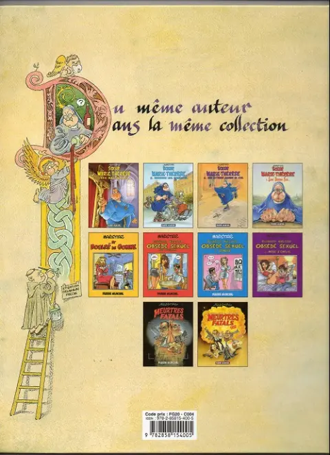 Verso de l'album Soeur Marie-Thérèse des Batignolles Tome 3 Dieu vous le rendra