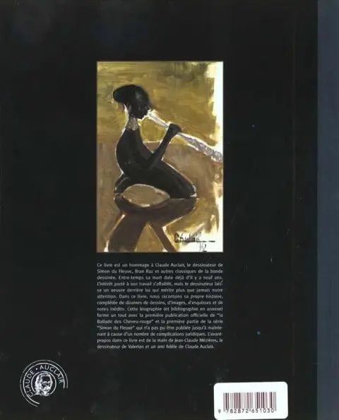 Verso de l'album La dame noire