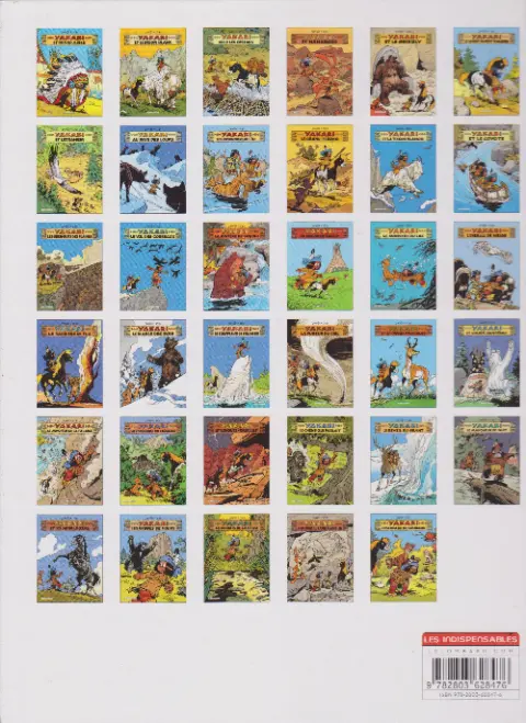 Verso de l'album Yakari Tome 8 Au pays des loups
