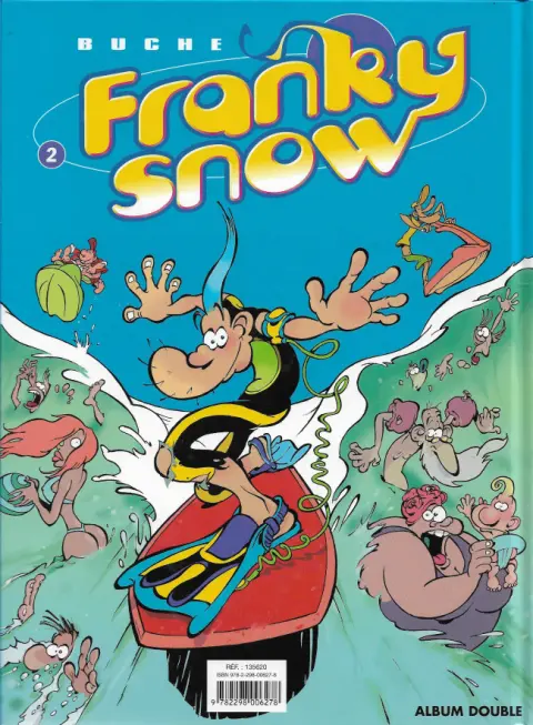 Verso de l'album Franky Snow Album double