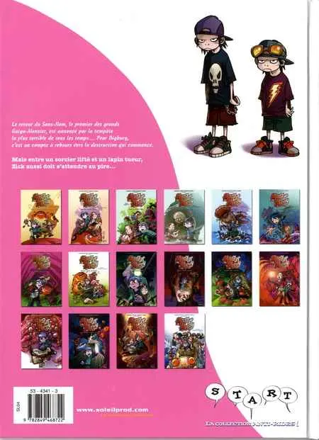 Verso de l'album Monster Allergy Tome 16 Tempête à l'horizon