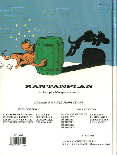 Verso de l'album Rantanplan Tome 12 Bêtisier 4
