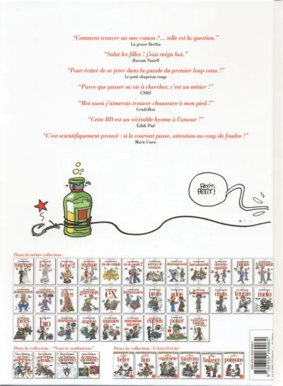 Verso de l'album La Vérité sur... Tome 33 Comment trouver son mec