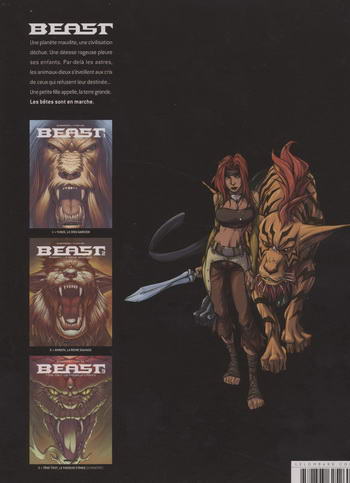Verso de l'album Beast Tome 2 Amrath, la reine sauvage