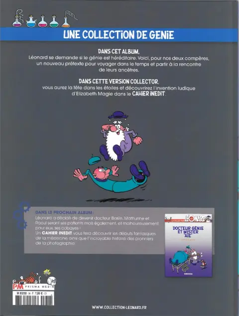 Verso de l'album La Collection Léonard Tome 36 Ciel, mon génie !