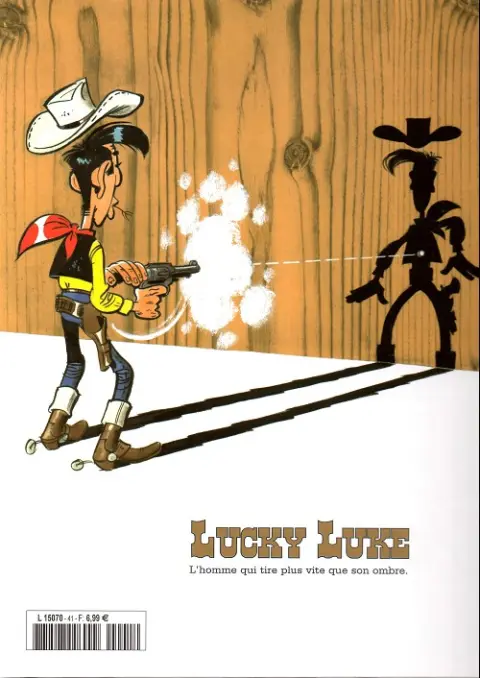 Verso de l'album Lucky Luke La collection Tome 41 Le juge