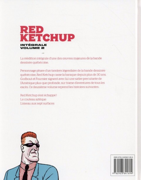 Verso de l'album Red Ketchup Intégrale Volume 2