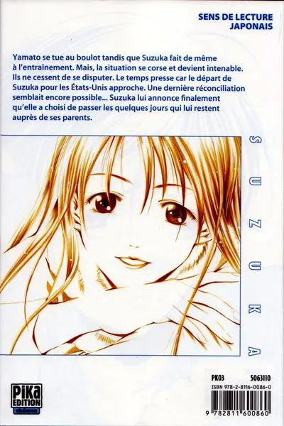 Verso de l'album Suzuka 13