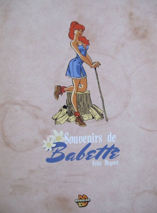 Verso de l'album Souvenirs de Babette