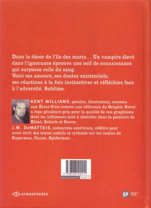 Verso de l'album Blood Tome 1 Uroborous