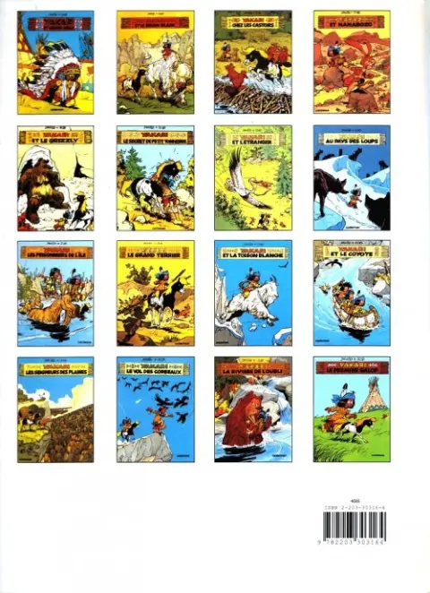 Verso de l'album Yakari Tome 16 Le premier galop