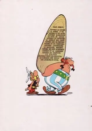 Verso de l'album Astérix Tome 13 Astérix et le chaudron