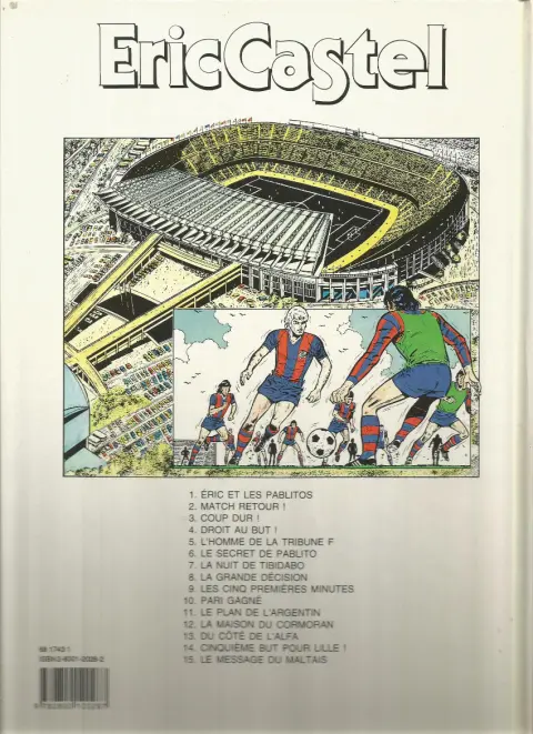 Verso de l'album Eric Castel Tome 8 La grande décision