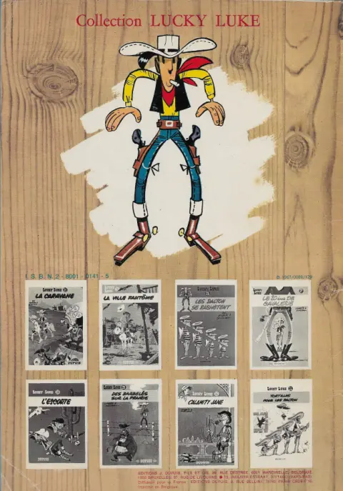 Verso de l'album Lucky Luke Tome 2 Rodéo