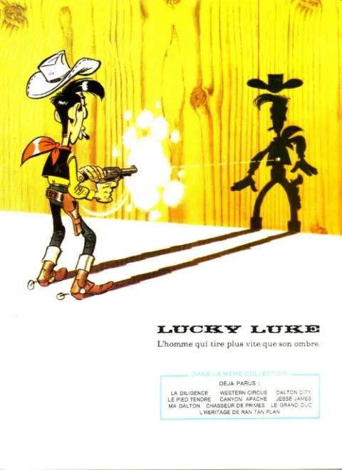 Verso de l'album Lucky Luke Tome 34 Dalton City
