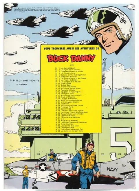 Verso de l'album Buck Danny Tome 11 Ciel de Corée