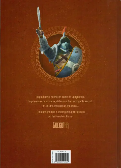 Verso de l'album Golgotha Tome 1 L'arène des maudits